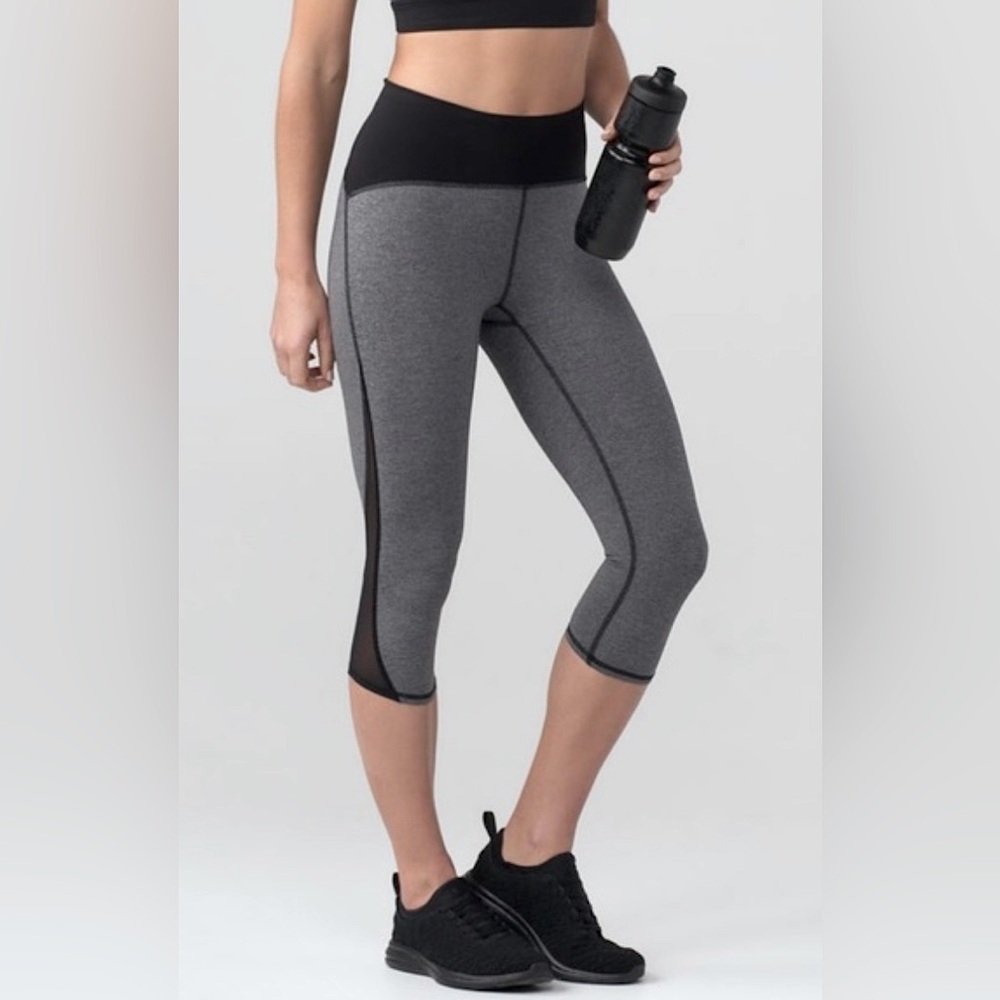 Lululemon Athletica Black and Gray Leggings